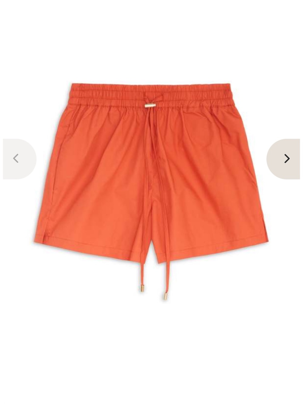 NWT Rationalle Riba Poplin Drawstring Shorts - Picture 2 of 5